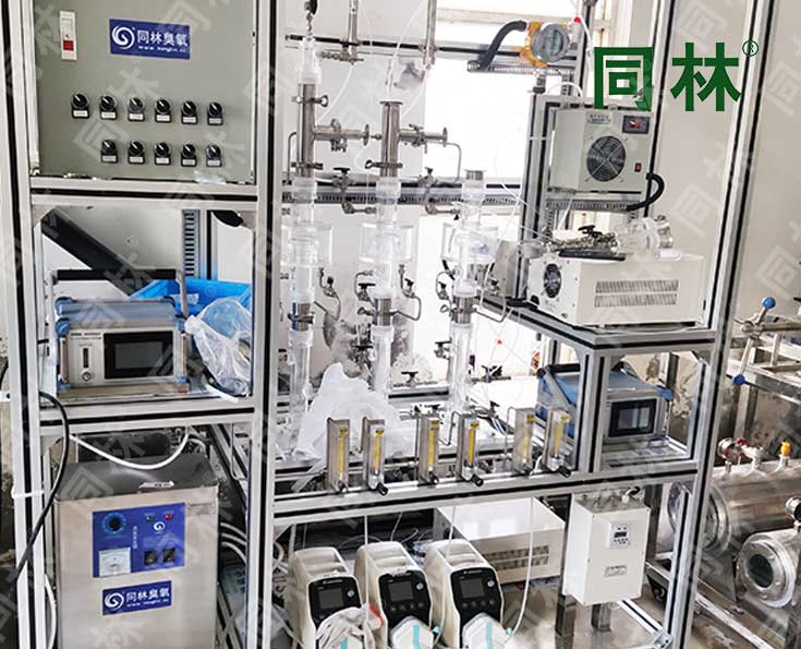 同林多級臭氧催化氧化實驗裝置