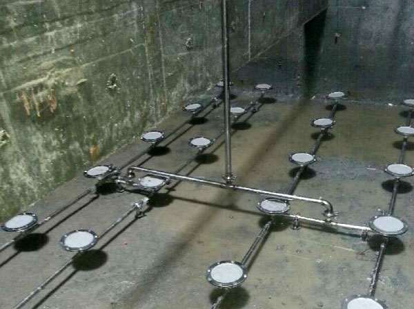 曝氣頭現(xiàn)場(chǎng)